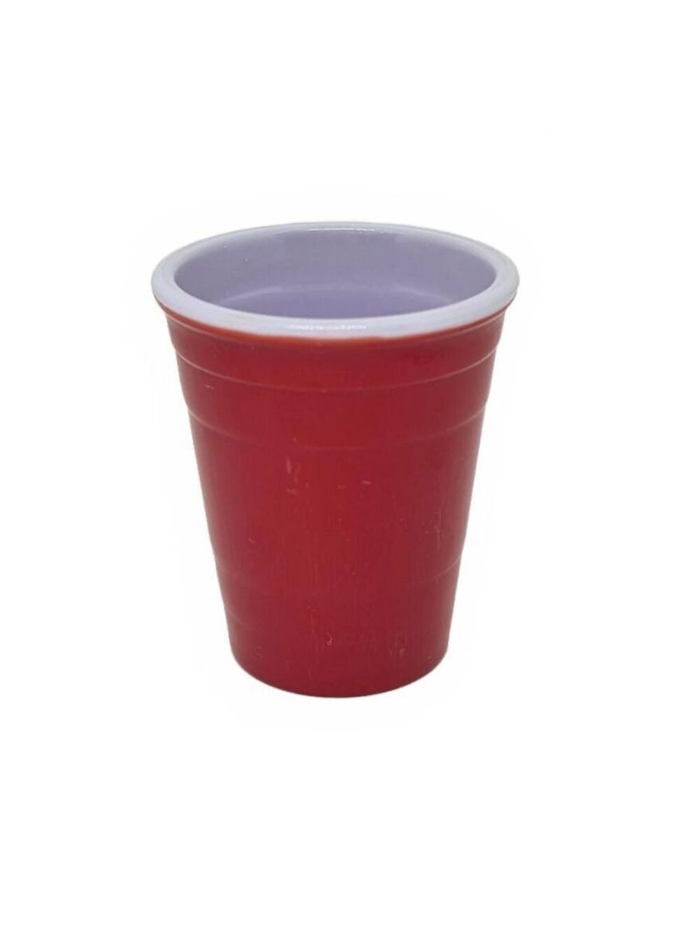 1 Mini Red Solo Cup Shot Glass Hard Plastic Party Cup 2.5"